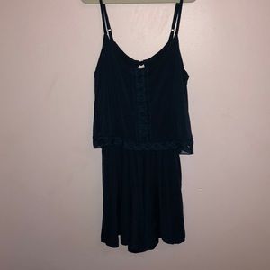 topshop teal romper